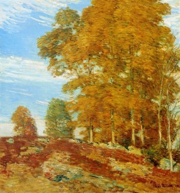 Autumn Hilltop New England 1906
