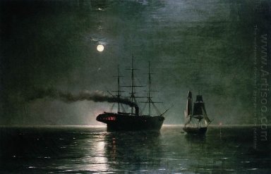 Kapal Dalam Keheningan Of The Night 1888