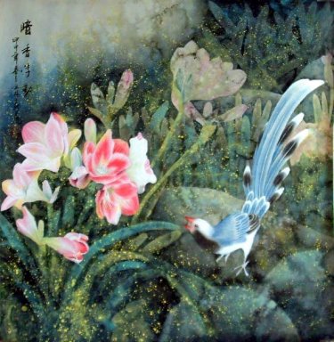 Birds & Flowers - Pittura cinese