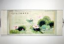 Lotus - Monterad - kinesisk målning
