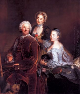 Self-portrait with Daughters