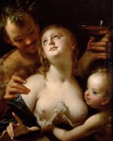 Bacchus, Venus en Cupido