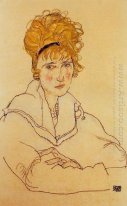Retrato de Edith Schiele 1918