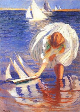 Girl with Sailboat