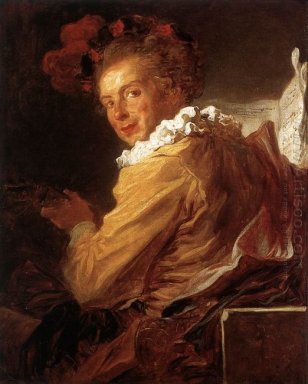 Porträt von Monsieur De La Breteche Bruder des Abtes von Sain