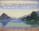Lake Thun From Lessig 1904