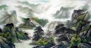 Горы и вода - китайской живописи