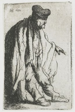 Mendicante con la mano sinistra avanzata 1631