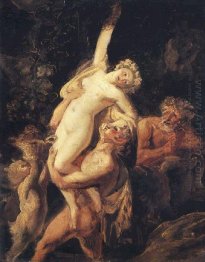 Satyr eo Bacchante Bacchanalia