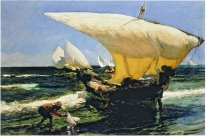 Vid kusten i Valencia 1898