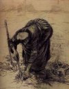 Mulher do camponês que planta beterrabas 1885