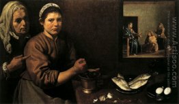The Christ In The House Of Mary And Mar