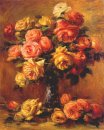 Rosas en un florero 1917