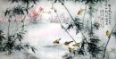 Plum-Bamboo snowe - Chinese Painting