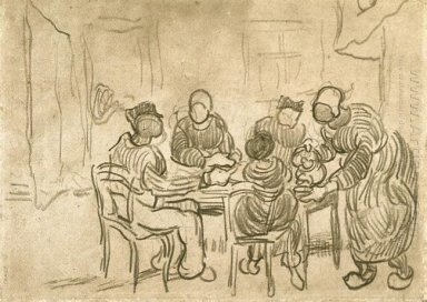 Skizze des Gemäldes Die Kartoffelesser 1890