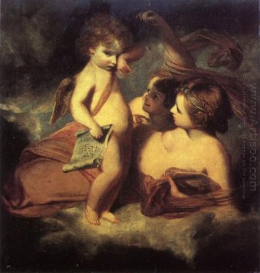 Venus Bekritiseren Cupido om te leren Gegoten Jaarrekening 1771