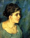 Portrait De Femme En Bleu 1885