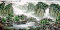 Moutain e acqua - Liuchang - Pittura cinese