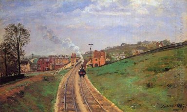 Herrschaft Lane Station dulwich 1871