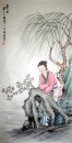 Willow, Girl-Liushu - la pintura china