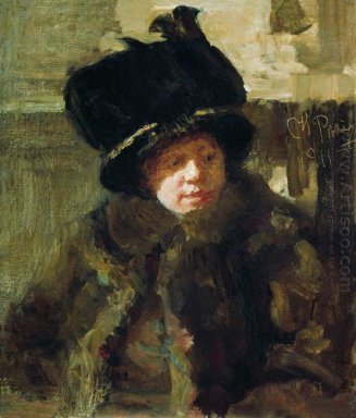 Portrait de l\'écrivain NB Nordman Severova la femme de l\'artiste