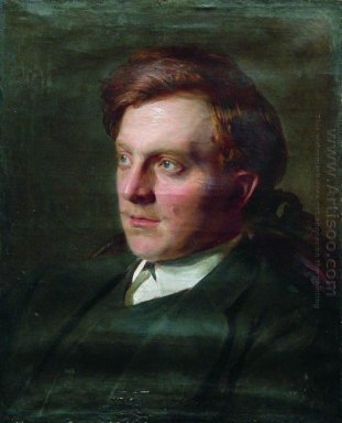 Retrato de Ivan Timofeevich Savenkov Em Sua St Petersburg Unive