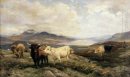 Paesaggio con bestiame, Mattina