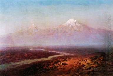 Araks River And Ararat 1875