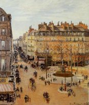 rue Saint Honore sön effekt eftermiddag 1898