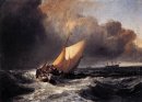 Dutch Boats In A Gale