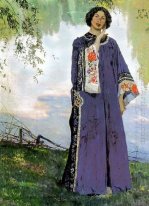 Retrato de E P Nesterova 1906