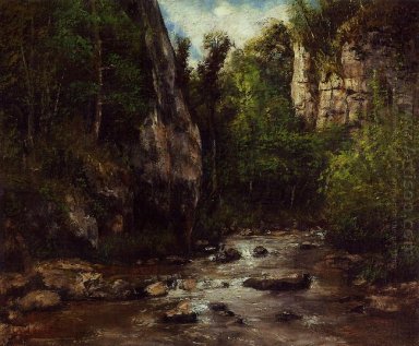 Landschaft nahe Puit Noir Nähe Ornans 1872