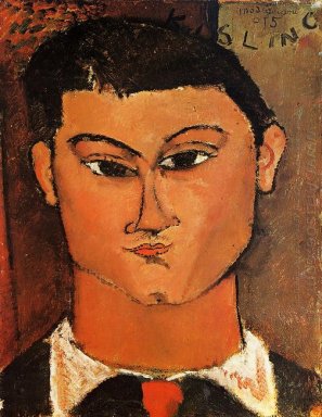 Retrato de Moïse Kisling 1915