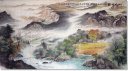 Montagnes et l'eau - peinture chinoise