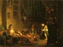 Femmes d'Alger dans leur appartement 1849