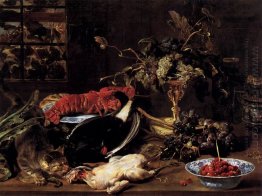 Still Life Dengan Kepiting, Unggas, Dan Buah