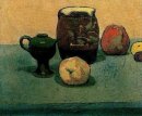 Earthware Pot and Apples