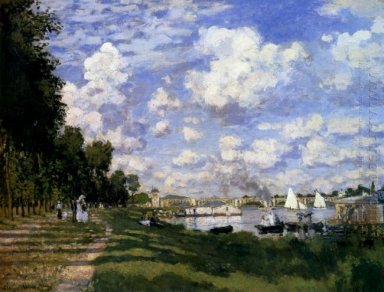 Le port de plaisance à Argenteuil 1872