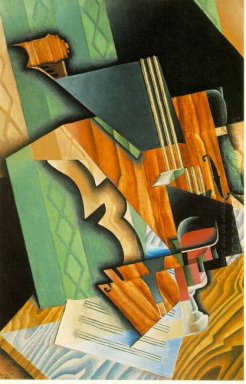 Violine und Glas 1915