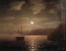 Lunar Nacht op de Zwarte Zee 1859