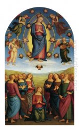 Pala Di Corciano Övertagande av Mary