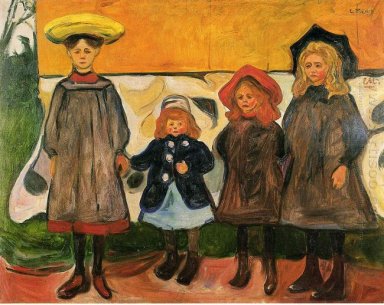 Four Girls In Arsgardstrand 1903