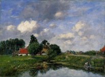 Fluss nahe Dünkirchen 1889