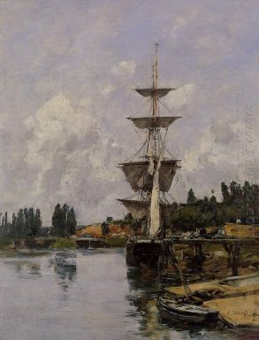 De Gracht In Saint Valery Sur Somme 1891