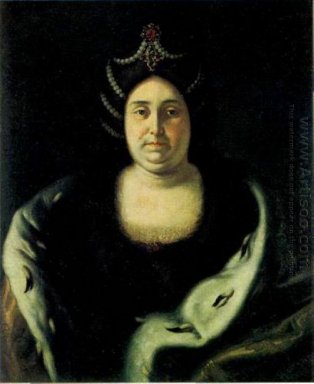 Czarina Praskovia Fëdorovna Saltikova, viúva de Ivan V