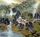 A small village - Chinese Painting