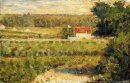 Hus med rött tak 1883