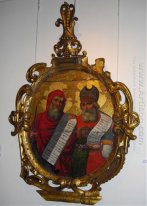 icon of Moses and Zacharias