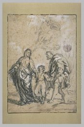 Jesusbarnet Mellan oskulden och St Joseph