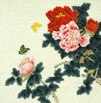 Pivoine - Peinture chinoise